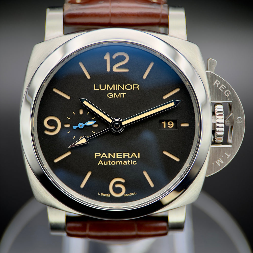 Panerai Luminor 1950 3 Days GMT Automatic Pam01320 44mm PAM 01320 W/ B&P