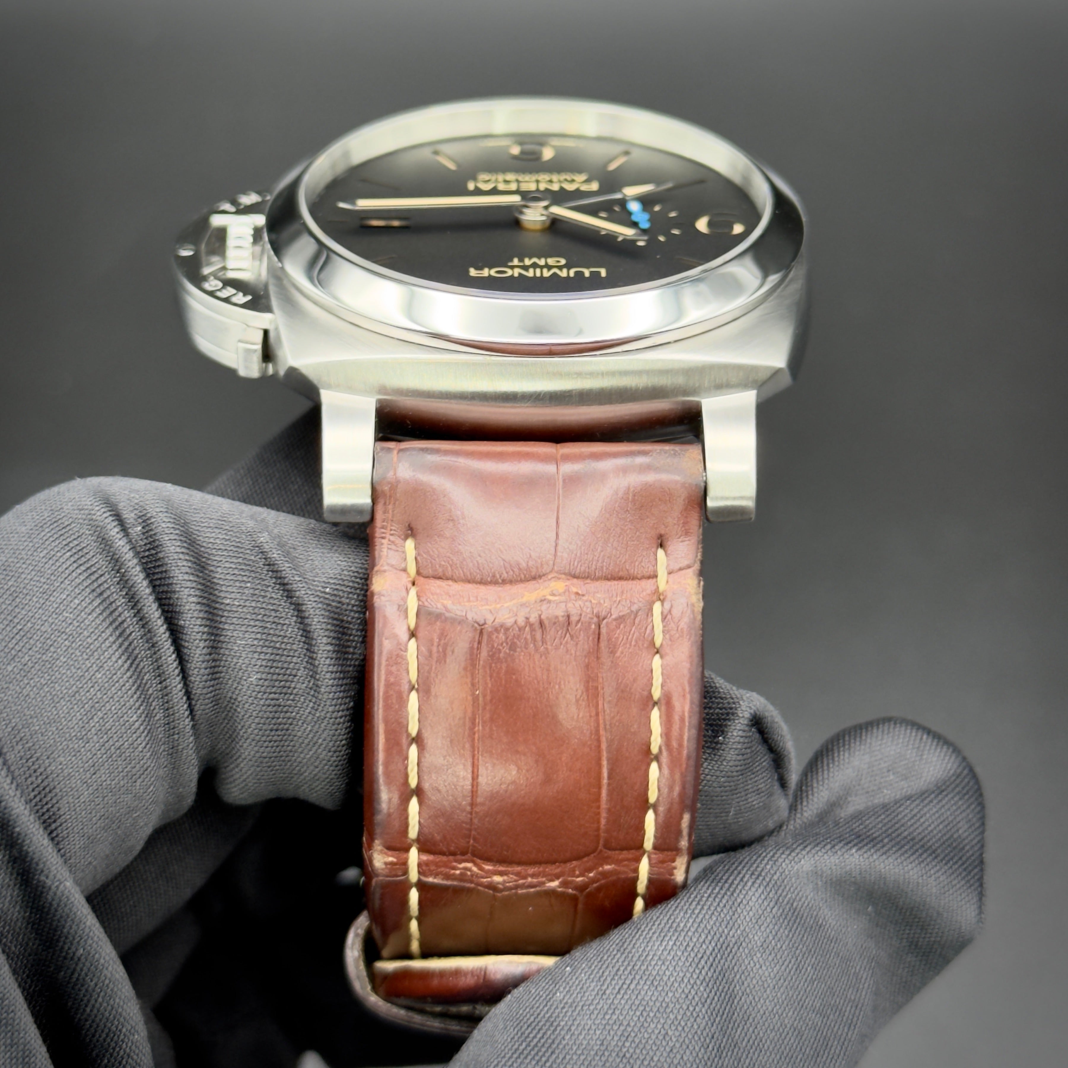 Panerai Luminor 1950 3 Days GMT Automatic Pam01320 44mm PAM 01320 W/ B&P