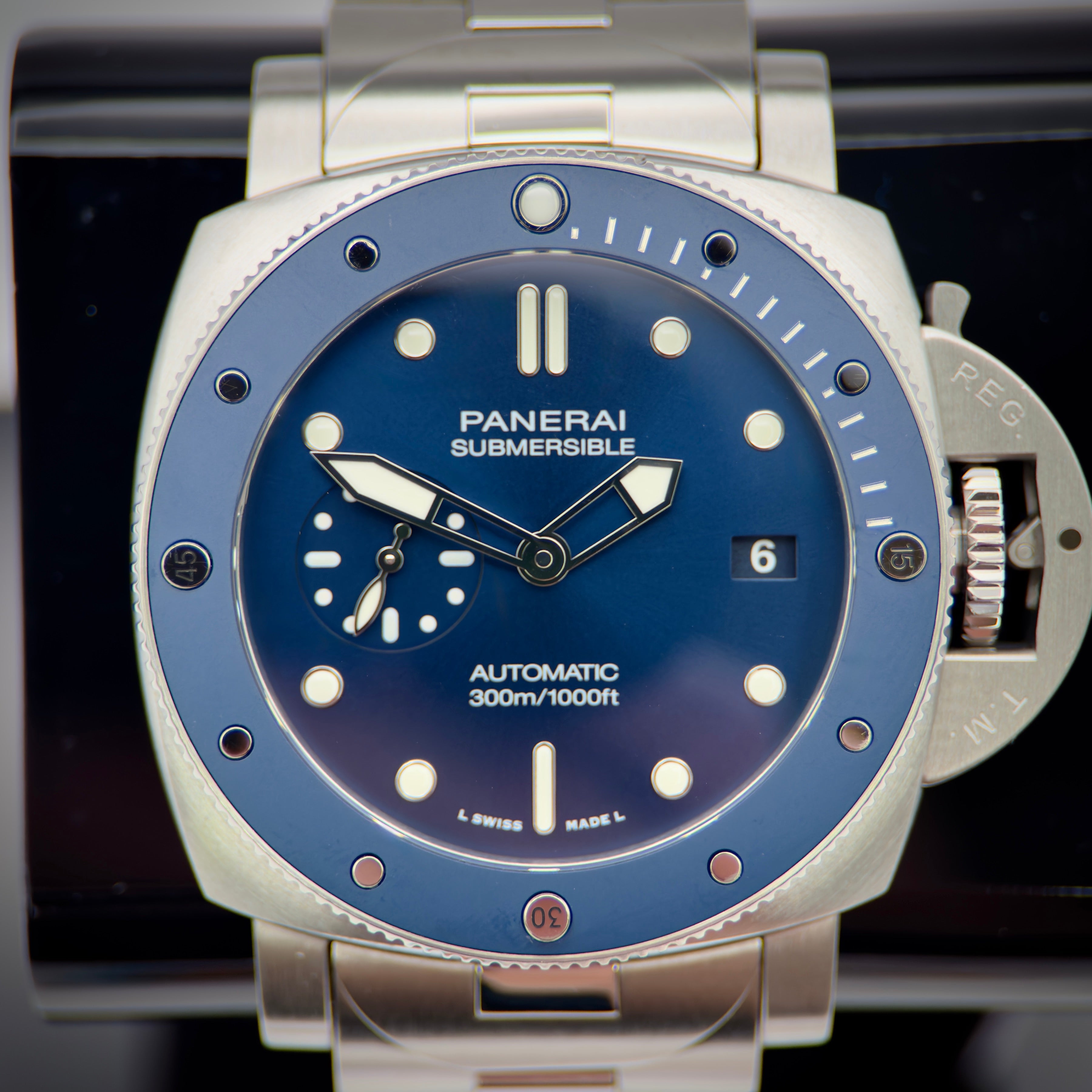 Panerai Submersible 42mm PAM01068 Blu Notte