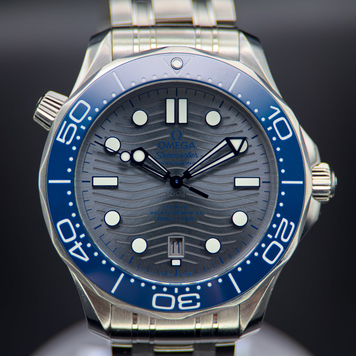 Omega Seamaster Diver 300 M 42mm 210.30.42.20.06.001 Blue w/ B&P