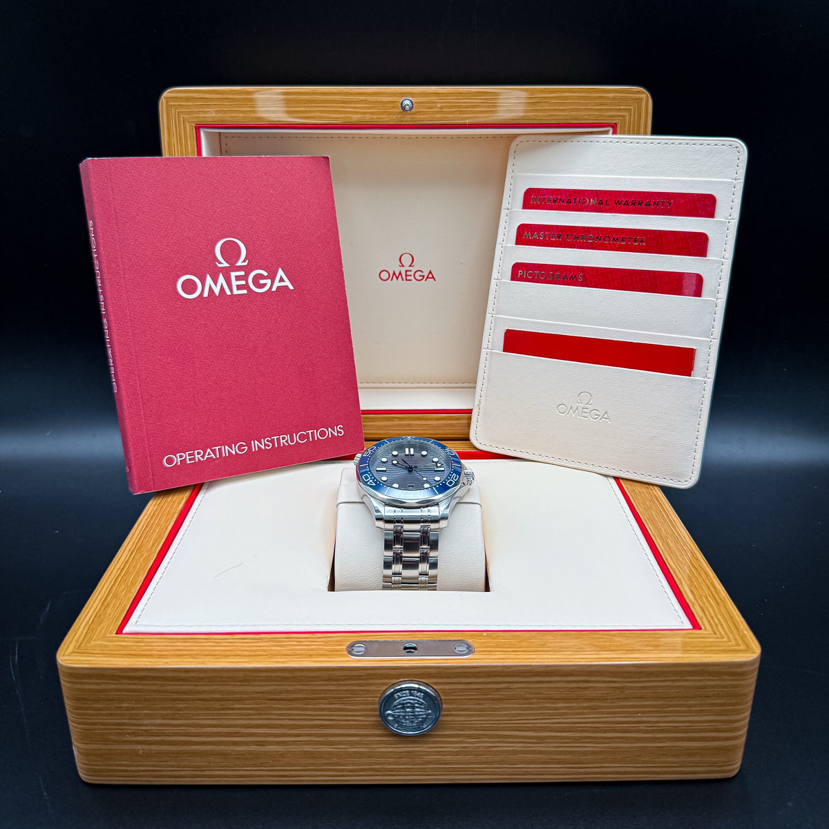 Omega Seamaster Diver 300 M 42mm 210.30.42.20.06.001 Blue w/ B&P