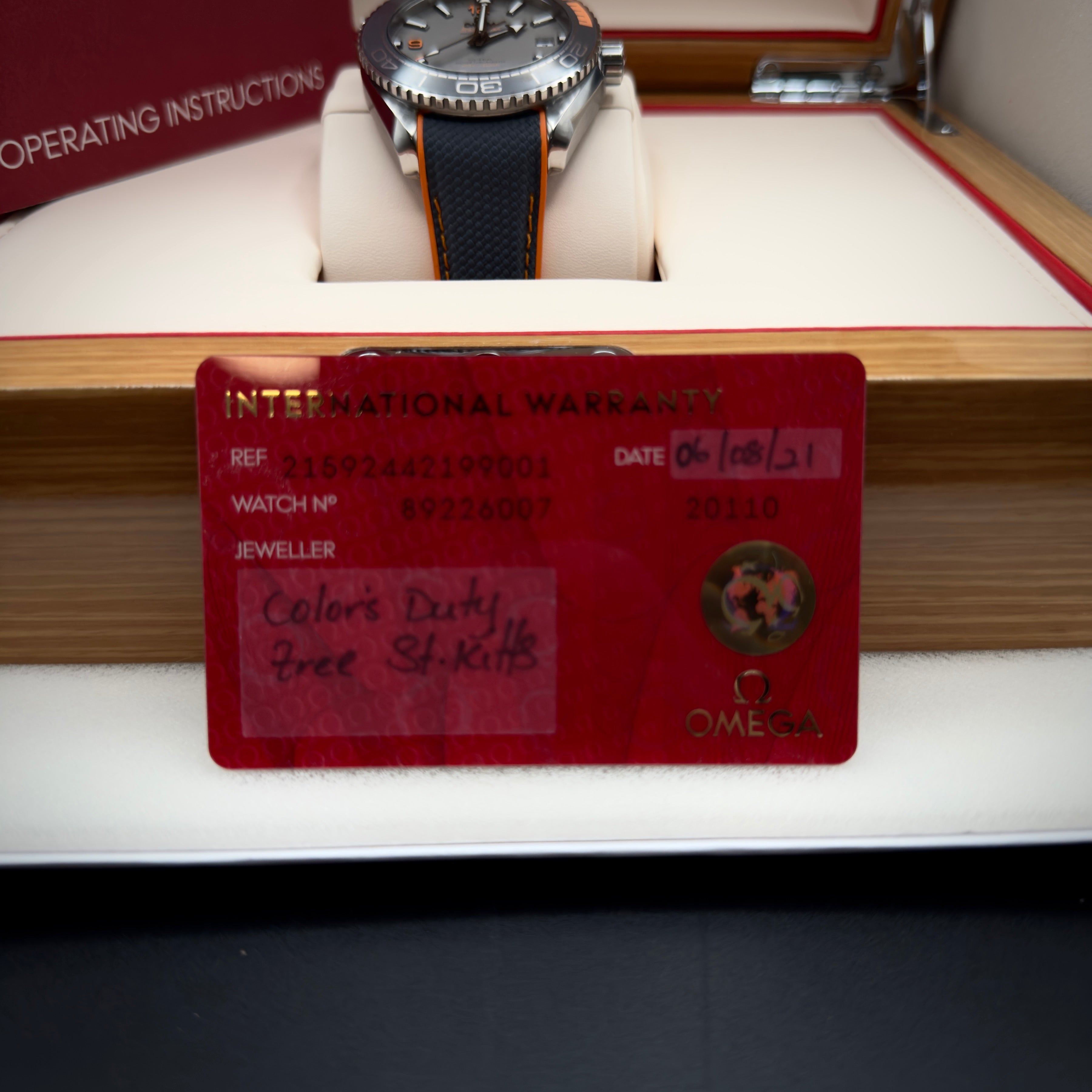 Omega Seamaster Planet Ocean 43.5 215.92.44.21.99.001